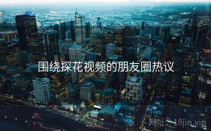 围绕探花视频的朋友圈热议  第1张 围绕探花视频的朋友圈热议  第1张
