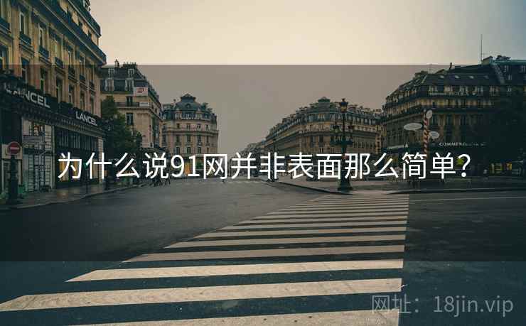 为什么说91网并非表面那么简单?  第1张 为什么说91网并非表面那么简单?  第1张