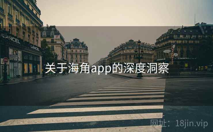 关于海角app的深度洞察  第1张 关于海角app的深度洞察  第1张