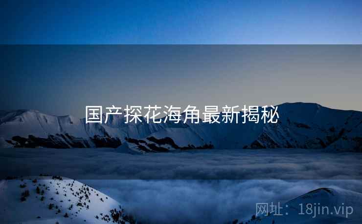 国产探花海角最新揭秘  第1张 国产探花海角最新揭秘  第1张