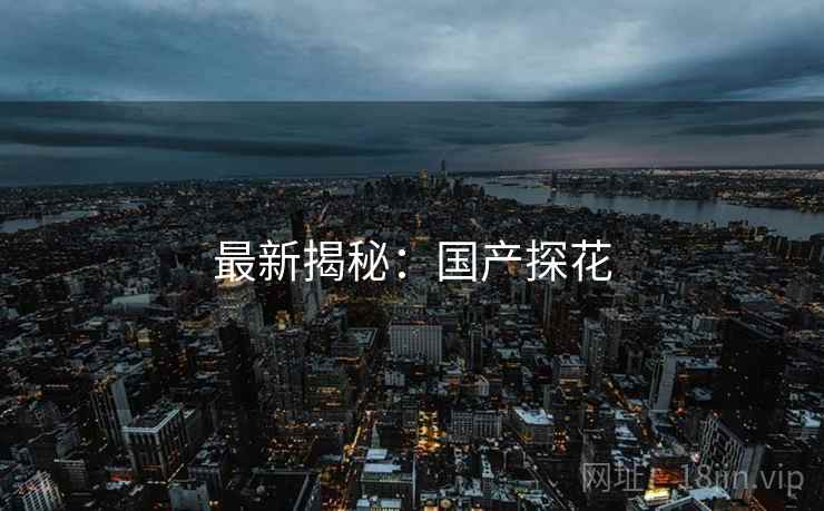 最新揭秘:国产探花  第2张 最新揭秘:国产探花  第2张